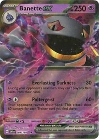 Banette ex - 088/198 - Scarlet & Violet Base Set